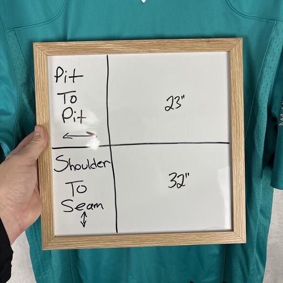 Nike Engineered Miami Dolphins Dan Marino #13 Jersey Aqua Teal Size Large NWT - Picture 7 of 7